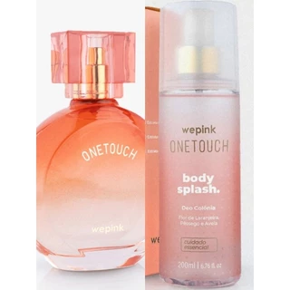 Kit Perfume One Touch 100ml + Body Splash One Touch 200ml We Pink