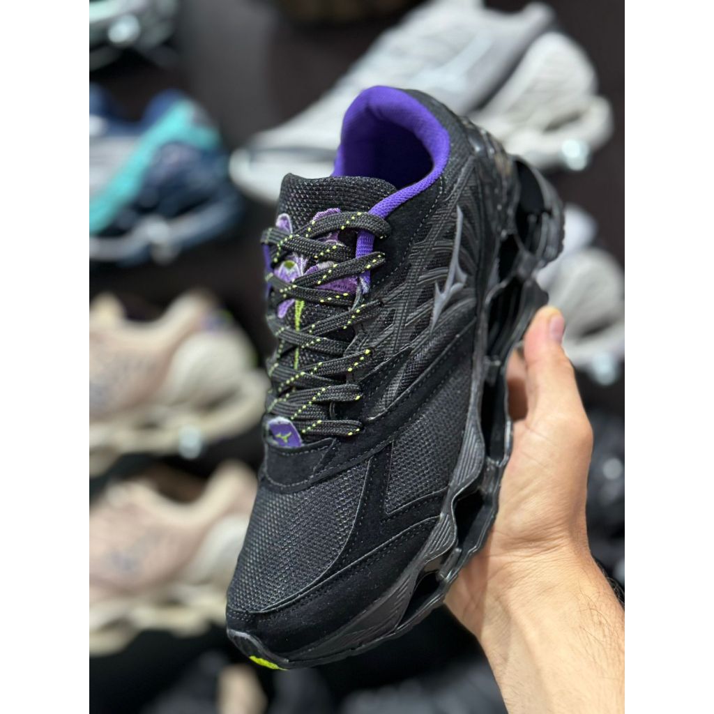 Tênis Para Sair Mizuno Wave Prophecy Flor de Lótus Masculino | Shopee ...