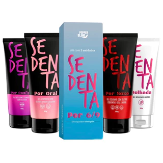 Linha Sedenta Gel Lubrificante 50ml Sedenta PEPPER BLEND Comestível Lubrificante Pepper Blend - Sex Shop