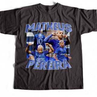 Camiseta Matheus Pereira Premium 100% Algodão Fio 30.1 Unissex Streetwear Futebol Normal/Over