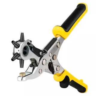 Alicate Vazador e Furador 9pol Artesanato Profissional 5mm Couro 6 furos