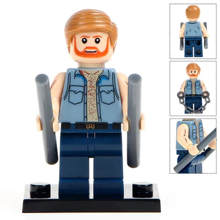 chuck norris miniatura de coleção minifigure pg astro de hollywood Braddock o voo do dragão