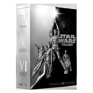 BOX Star Wars Trilogia: Uma Nova Esperança, O Império Contra-Ataca, O Retorno de Jedi + Disco Bônus (4 DVDs)