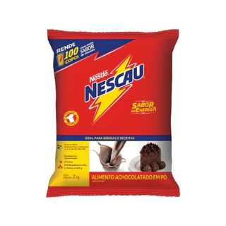Achocolatado Em Pó Nescau Nestlé 2kg