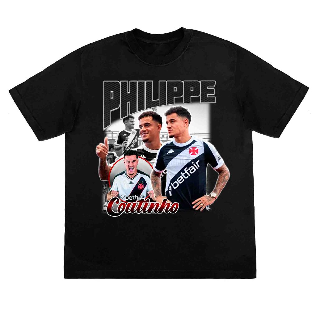 Camiseta Philippe Coutinho Vasco Unissex