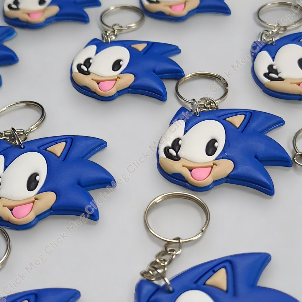 Chaveiro Sonic Lembrancinha Aniversário Festa Mimo.