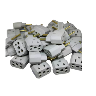 Adaptador de Tomada Bob Tipo Porcelana (não derrete)