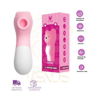Estimulador de Clitóris Ursinho 10 modos de Pulsação em Oferta na Shopee