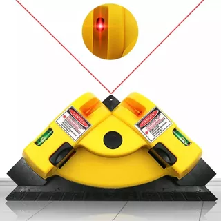 Nivel A Laser Mede Alinha Vertical Horizontal 2 Lasers 90° Nivel Bolha Com Ventosa