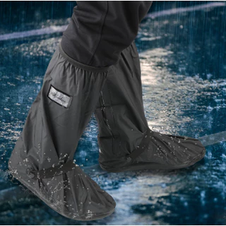 1 par de galocha/bota/sapato de chuva para motoqueiros [ impermeável; de borracha; 4 tamanhos; ] - H&N BAZAR -