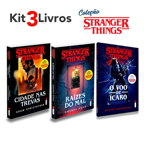 Kit 3 Livros - Stranger Things - Raízes do Mal + Cidades nas Trevas + O ...
