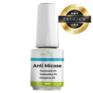 Esmalte Antifúngico Antimicótico Fluconazol + Terbinafina + Ciclopirox 10ml