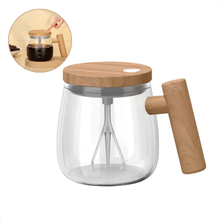 Caneca Copo Mixer Eletrica Automatica 400ml Para Suco Shake