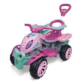 CARRINHO DE PASSEIO INFANTIL COM PEDAL E EMPURRADOR QUADRICICLO LADY STAR ANDADOR DE CRIANÇA MOTO DE BRINQUEDO MOTINHA PROTETOR APOIO PÉS TRICICLO MOTOCA GRANDE BRINQUEDOS DE MENINO MENINA BEBE MOTOQUINHA ELÉTRICA VELOTROL JIP JIP MARAL
