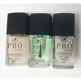 Kit Super Blindagem Blanka : Fibras de Nylon + Nivelador Fosco + Serúm 2x1 Fortalecedor