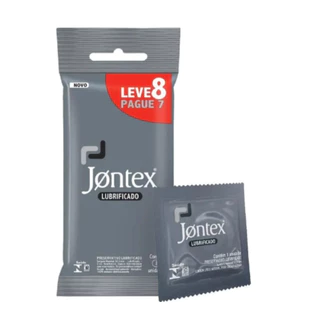 Preservativo Lubrificado Jontex Camisinhas 8 Unid Embalagem discreta