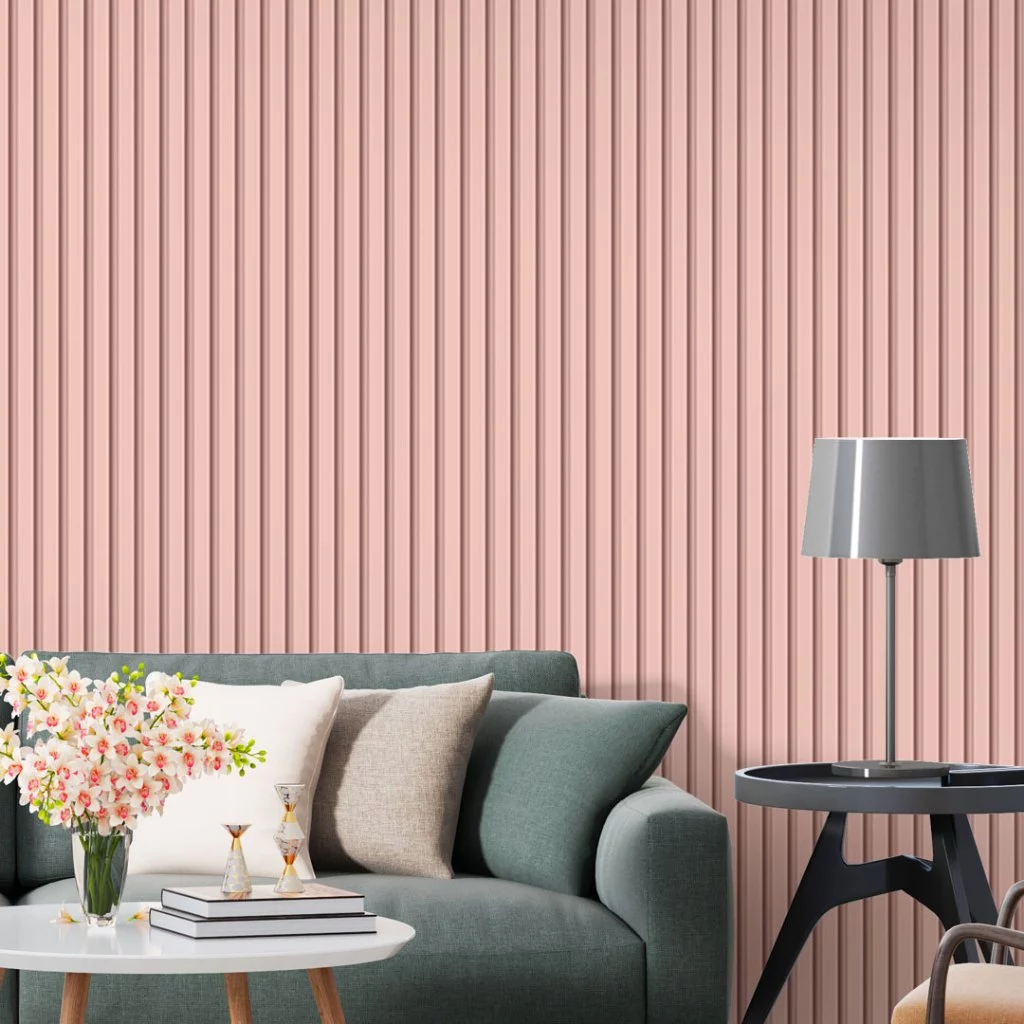 Papel De Parede Adesivo Ripado