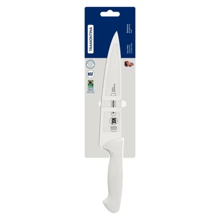 Faca Tramontina Chefe Premium 8" Lâmina Aço Inox e Cabo de Polipropileno Branco