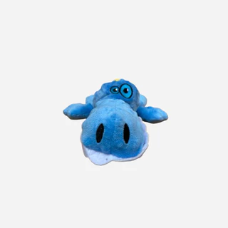 Brinquedo de Pelúcia Crocodilo Azul para Pet