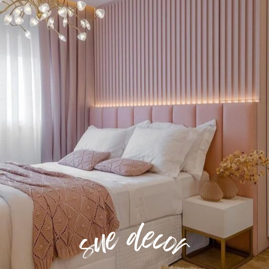 Kit 8 Cabeceira Cama Queen 60cm Modular Estofada Adesivo Cor
