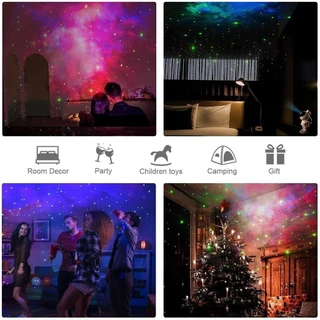 Projetor Astronauta Lua Galaxia Infantil Abajur Led Menino