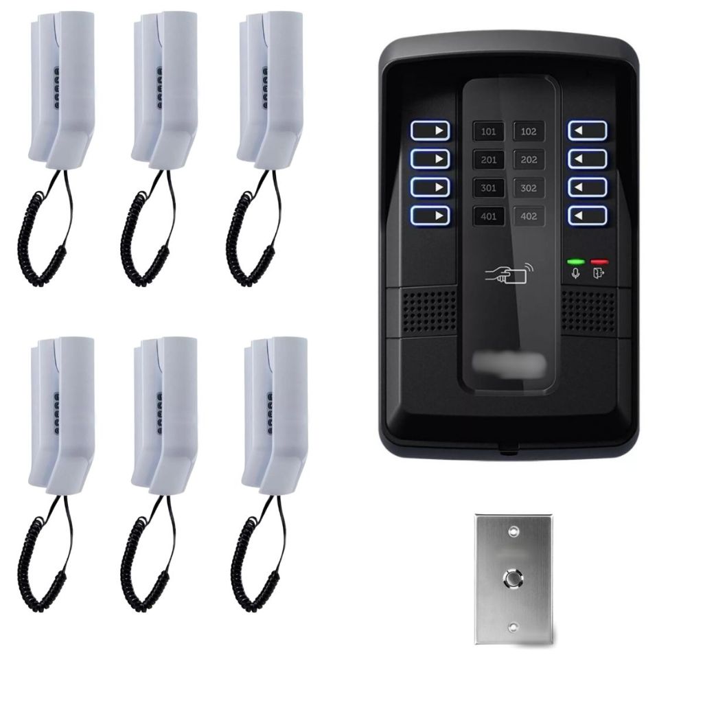 Porteiro Interfone Coletivo Predial 6 Pontos Intelbras Predio ...