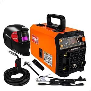 Maquina De Solda Inversora Mig Sem Gás 150 Amperes Tig Eletrodo + Mascara Escurecimento Automático Intech