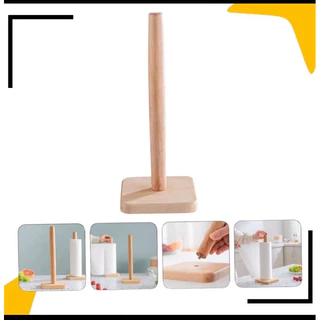 Suporte Bambu Original Porta Papel Toalha Mesa Bancada Rolo Acabamento Premium