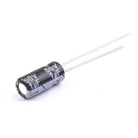 25 Pz Condensatori Elettrolitici Radiali 1.0uF 50V 105°C - Jakec