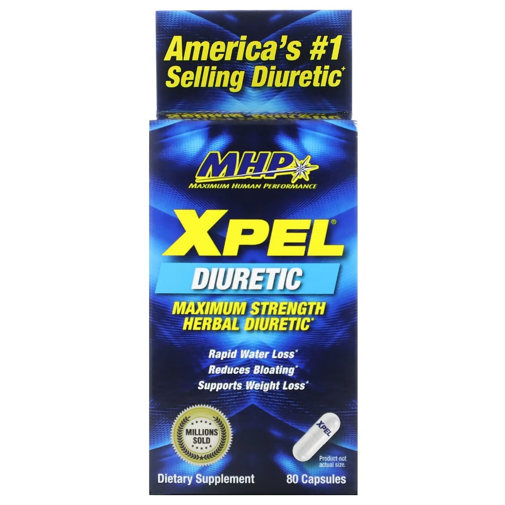 Xpel Mhp Diurético Natural 80 Caps Importado Original Eua