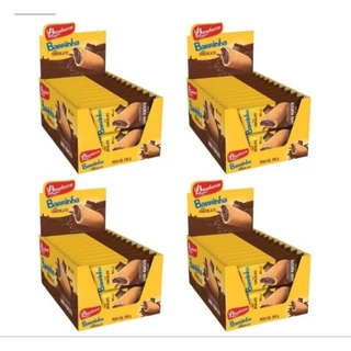Kit 6 Caixas Barrinha Bauducco Chocolate 25g cada