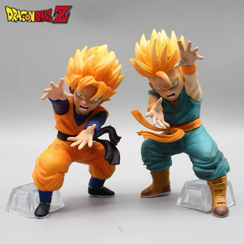 Goten And Trunks 16cm Action Figure Dragon Ball Figures Bandai | Shopee ...