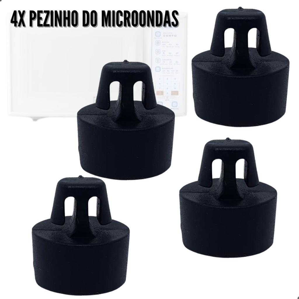 4x Pe Pezinho do Microondas Electrolux Original Mec41 Mef41 Mef33 mi41s