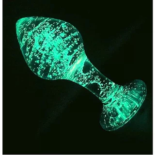 Plug Anal de Vidro - Neon Fluorescente - M SEX SHOP A46