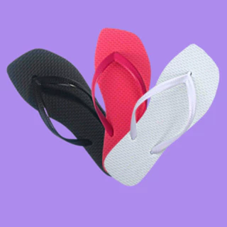 Kit 3 Pares Chinelo Feminino Sandália de Borracha