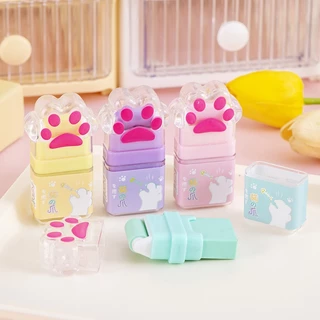 Borracha 2 Em 1 com Rolo anti stress formato garras de gato