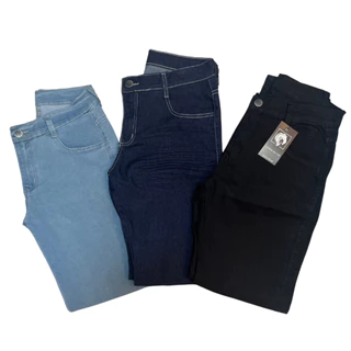 KIT 2 Calça Jeans Masculino SLIM com lycra elastano - Envio Imediato - Últimas Unidades