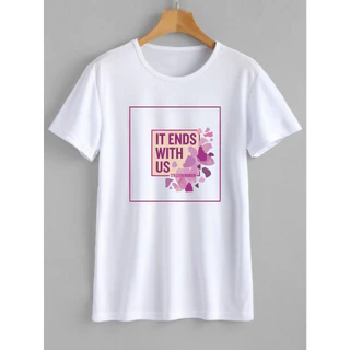 Camisetas e Moletons É Assim que Acaba Colleen Hoover Blusa Livro e Filme T-shirt Camisa Unissex Casaco Blusa de Frio