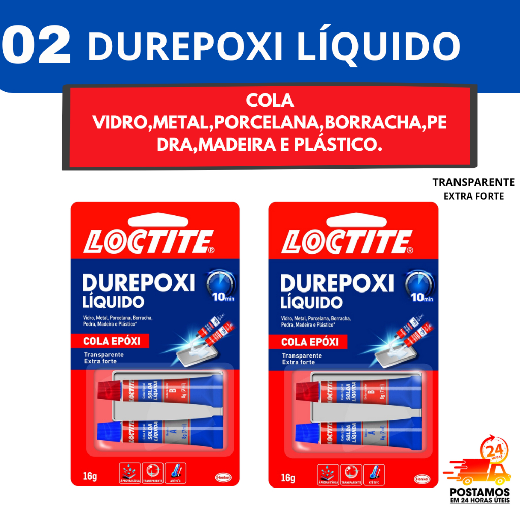Loctite Durepoxi Líquido Cola Vidro: Onde Comprar | BuscaProdutos