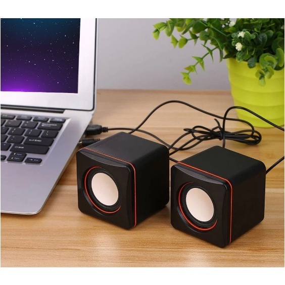 Caixa Caixinha de Som para Notebook Computador PC USB P2 Auxiliar