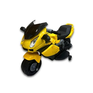 Moto Elétrica Infantil Amarela Ré Luzes E Som Musicas