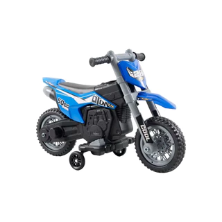 Mini Moto Elétrica Infantil Cross Azul 6v Som Frente Ré