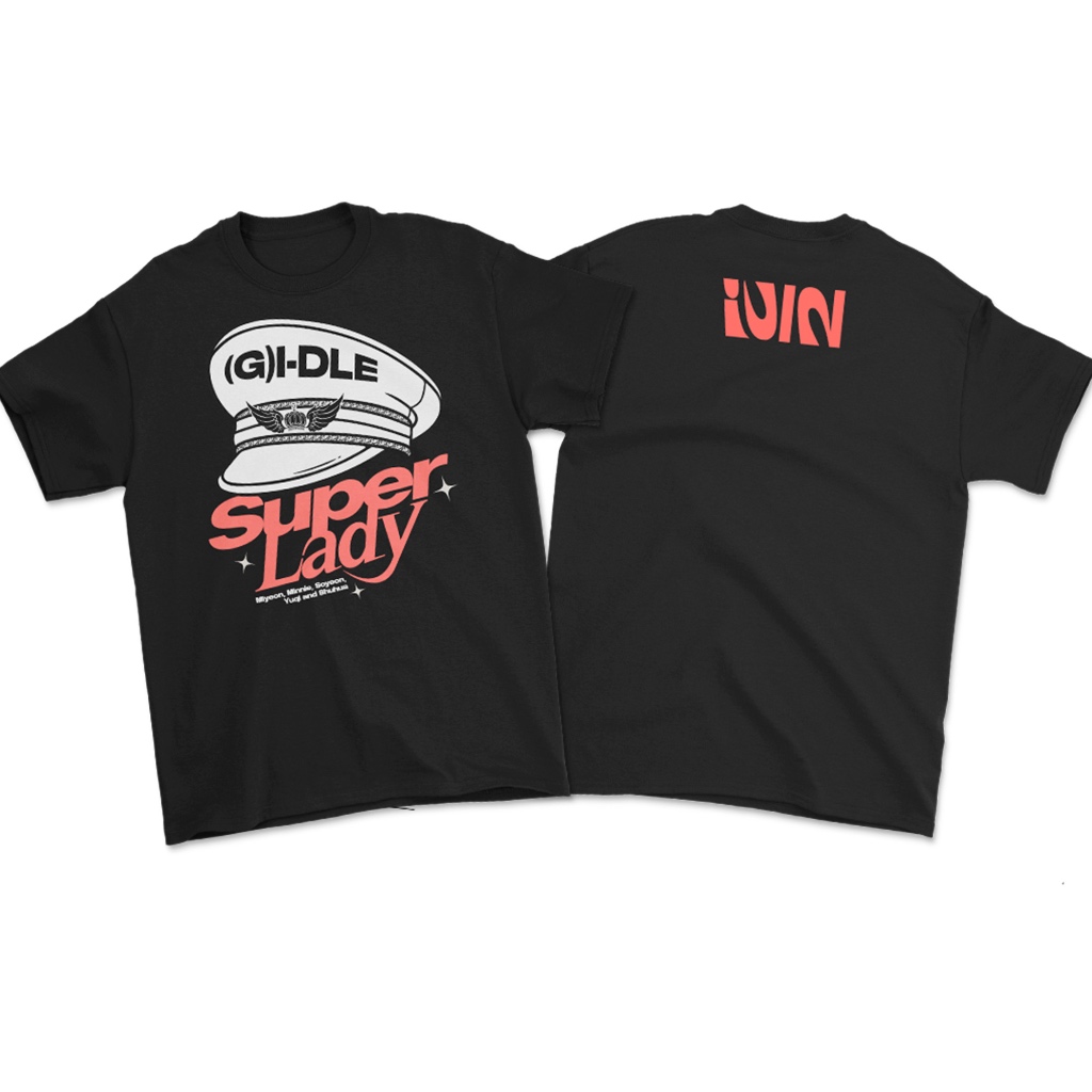 Camisa (G)I-DLE Super Lady K-pop Gidle Shirt | Shopee Brasil