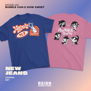 Camisa New Jeans Bubble Gum How Sweet K-pop Shirt