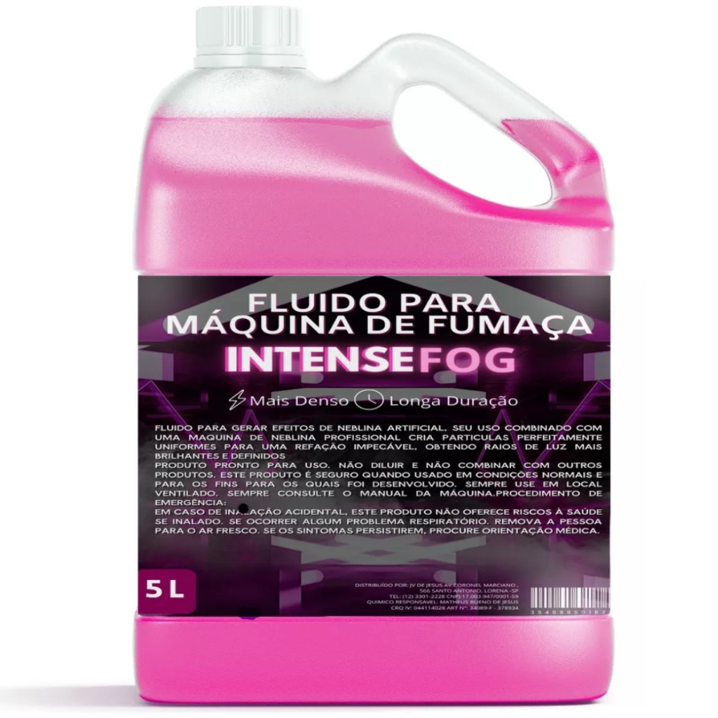 Fluido Para Maquina De Fumaça Profissional 5litros