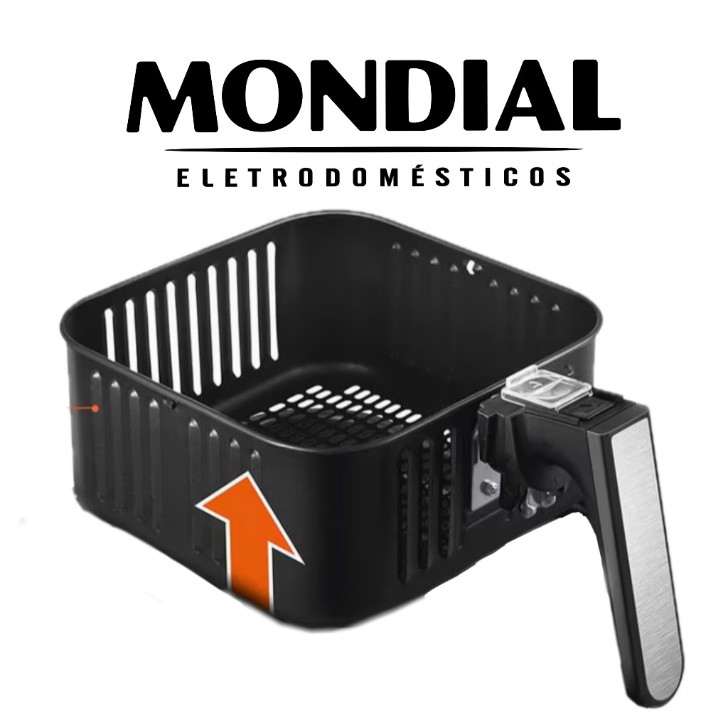 Puxador Com Cesto Air Fryer Mondial AFN40 Preto | Shopee Brasil
