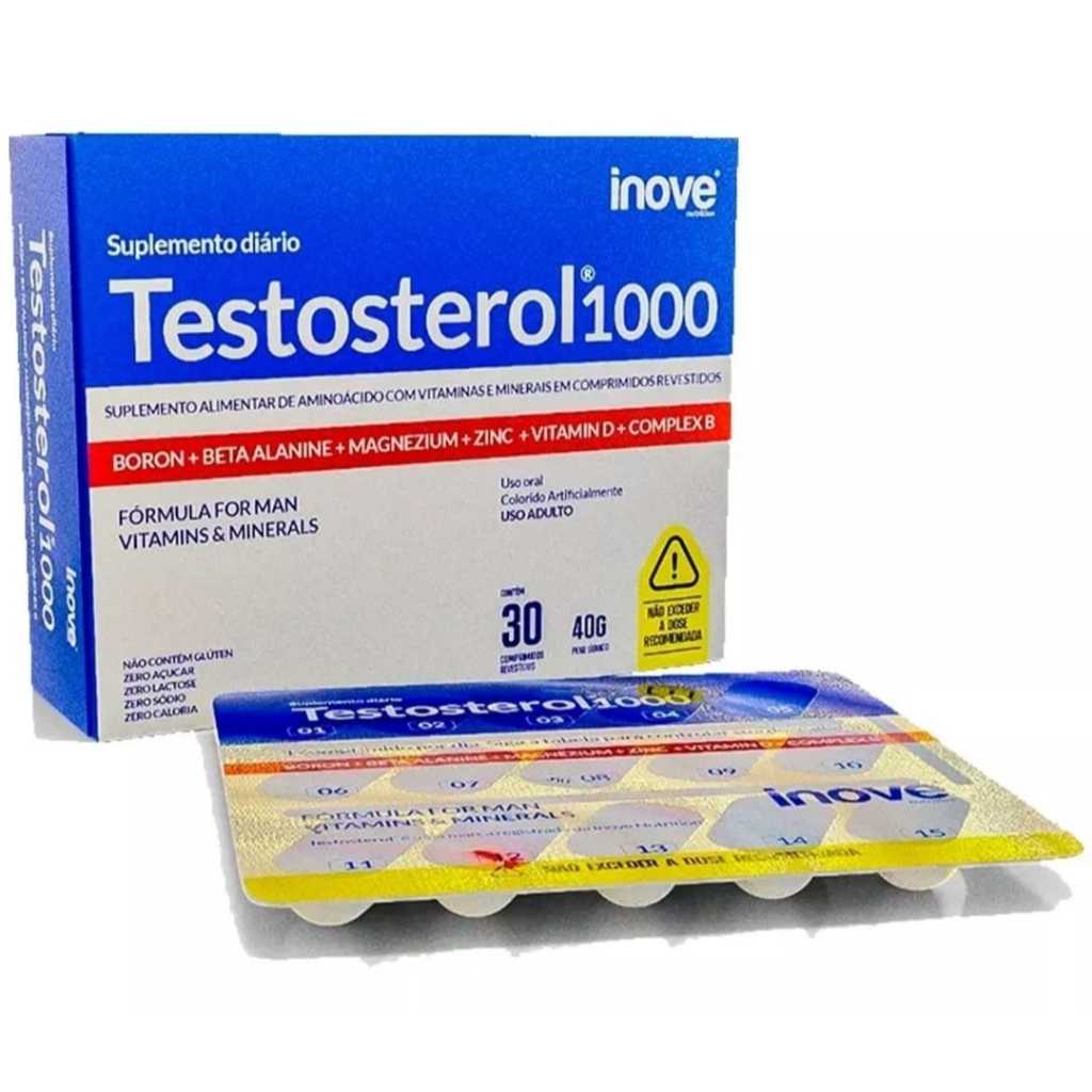 Testosterol 1000 Inove Nutrition - 1, 2, 3, 4 ou 5 caixas Original ...