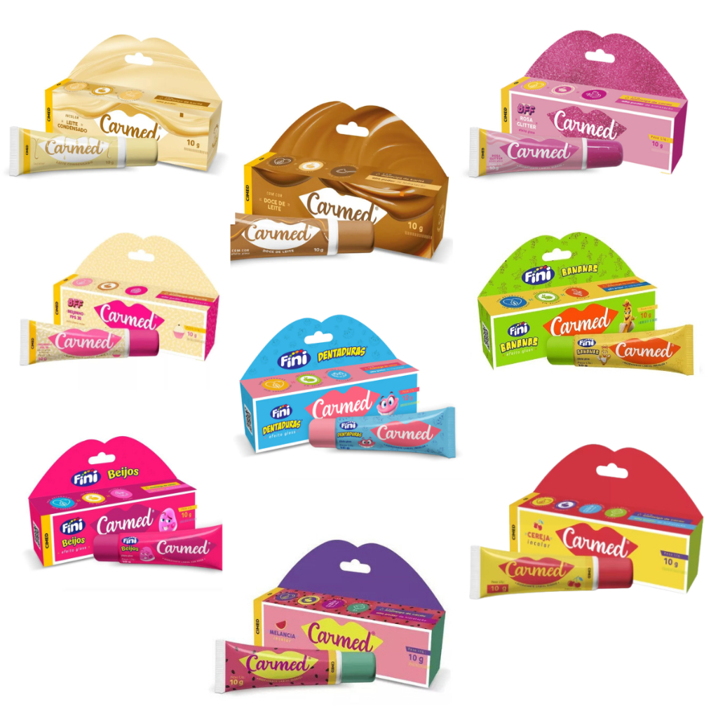 Carmed Hidratante Labial Sabores Fini 10g | Shopee Brasil