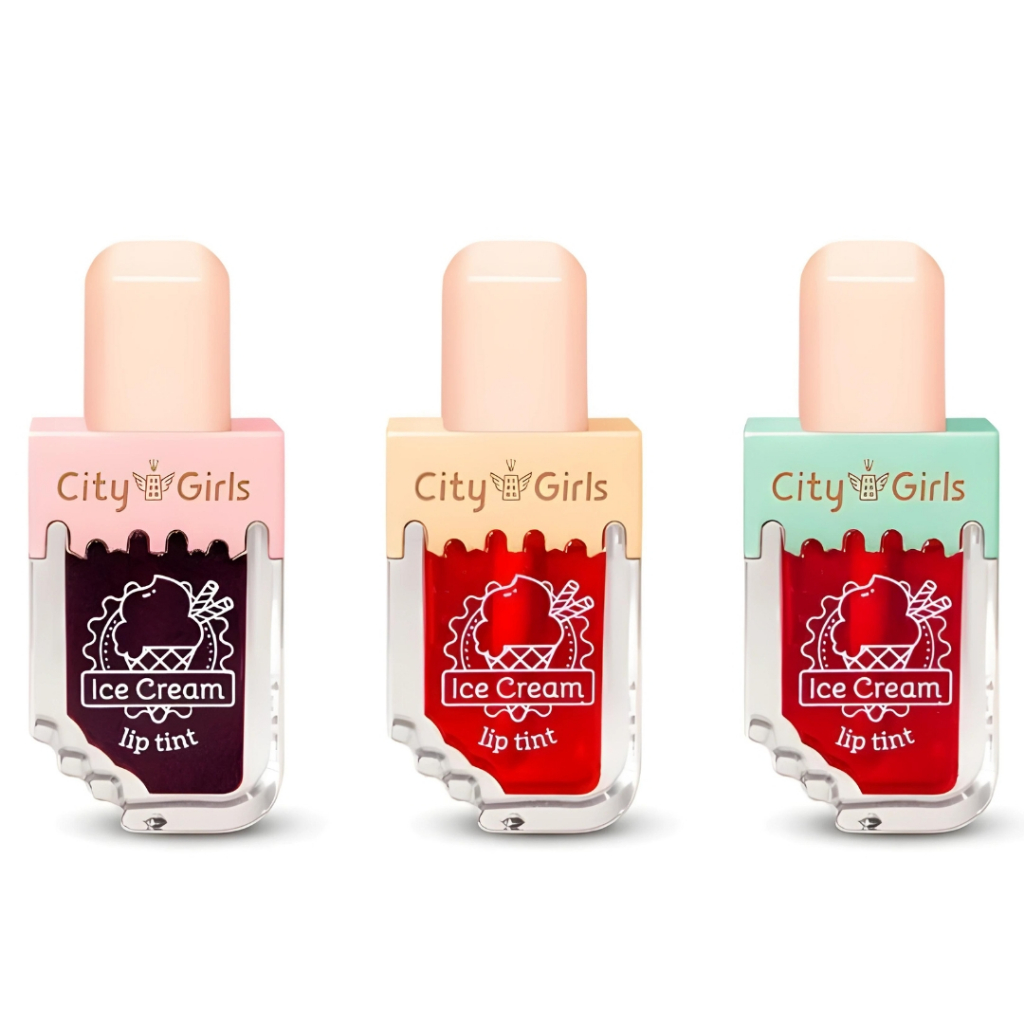 Lip Tint Ice Cream City Girls Shopee Brasil