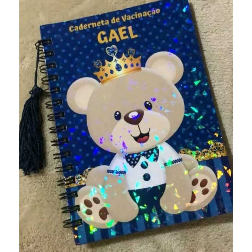 Caderneta de vacinação Personalizada Com Laminação Holografica | Shopee ...